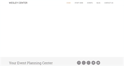 Desktop Screenshot of fumcwesleycenter.com