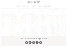 Tablet Screenshot of fumcwesleycenter.com